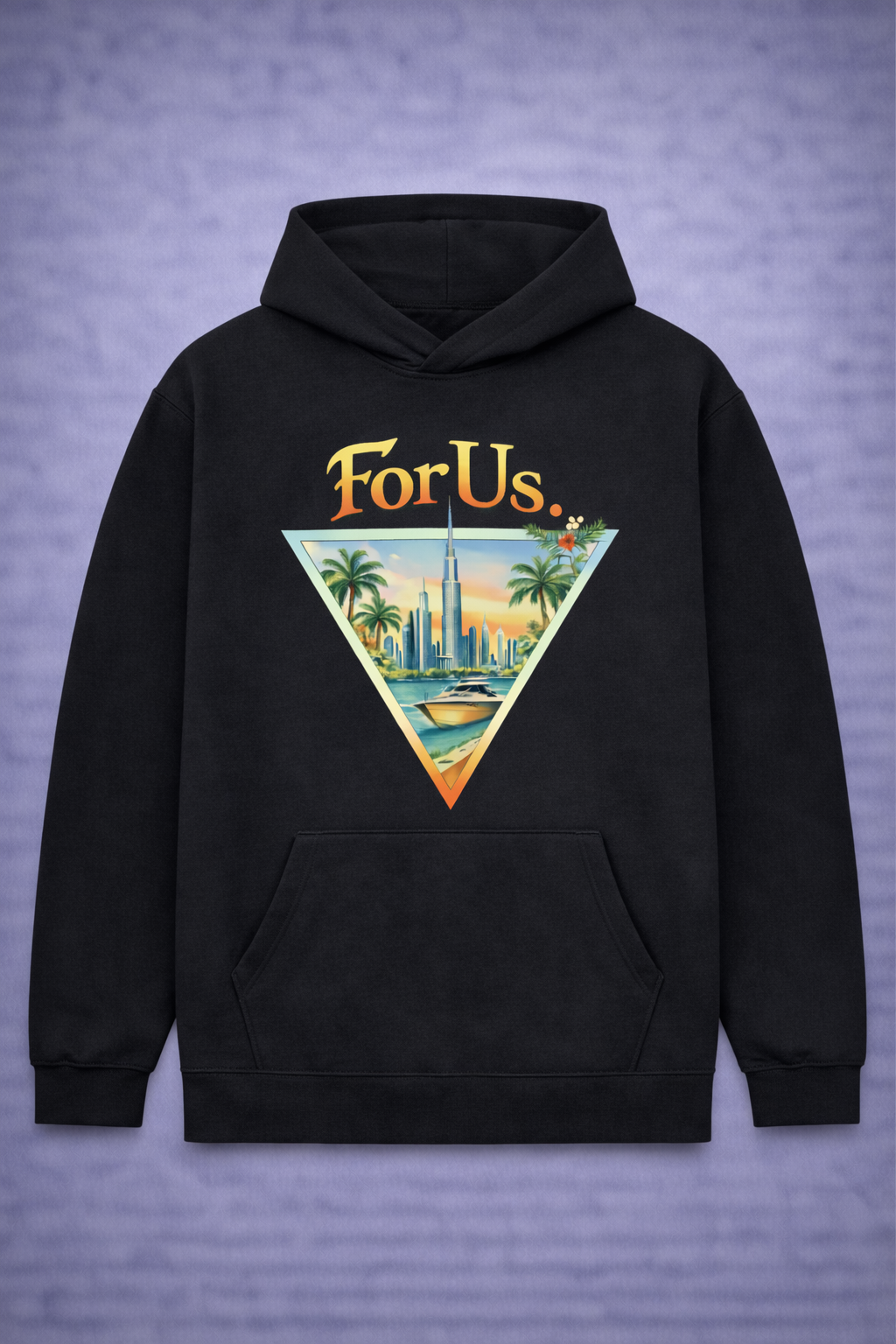 Unisexe - FORUS. DUBAÏ Black Hoodie