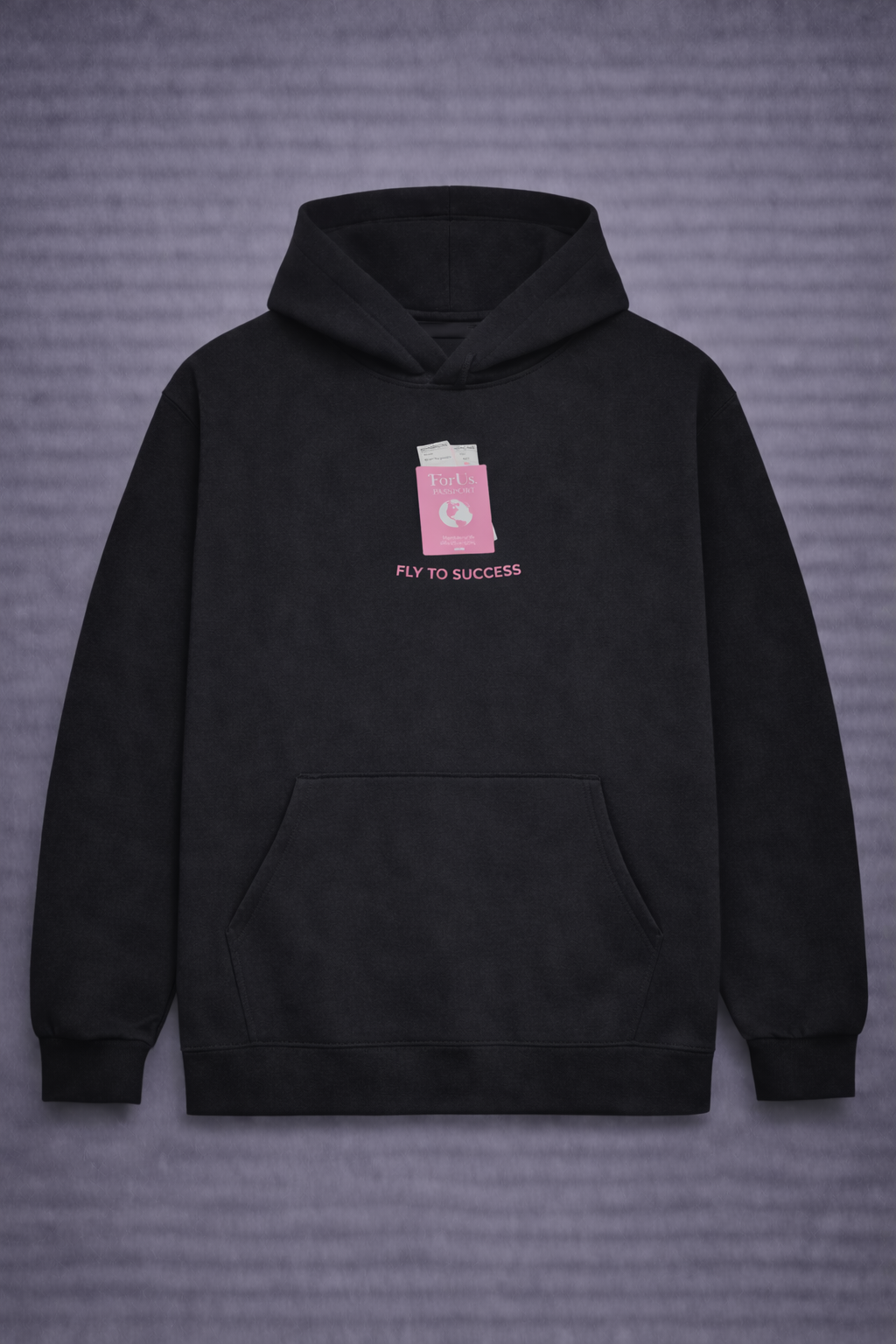 Women - FLY TO SUCCESS Black Hoodie