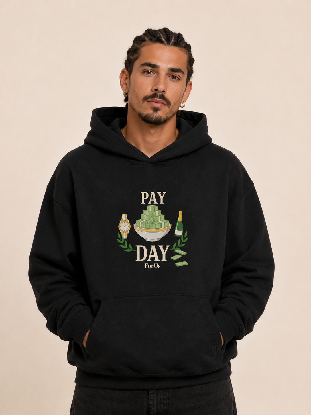 Men - Hoodie PAY DAY
