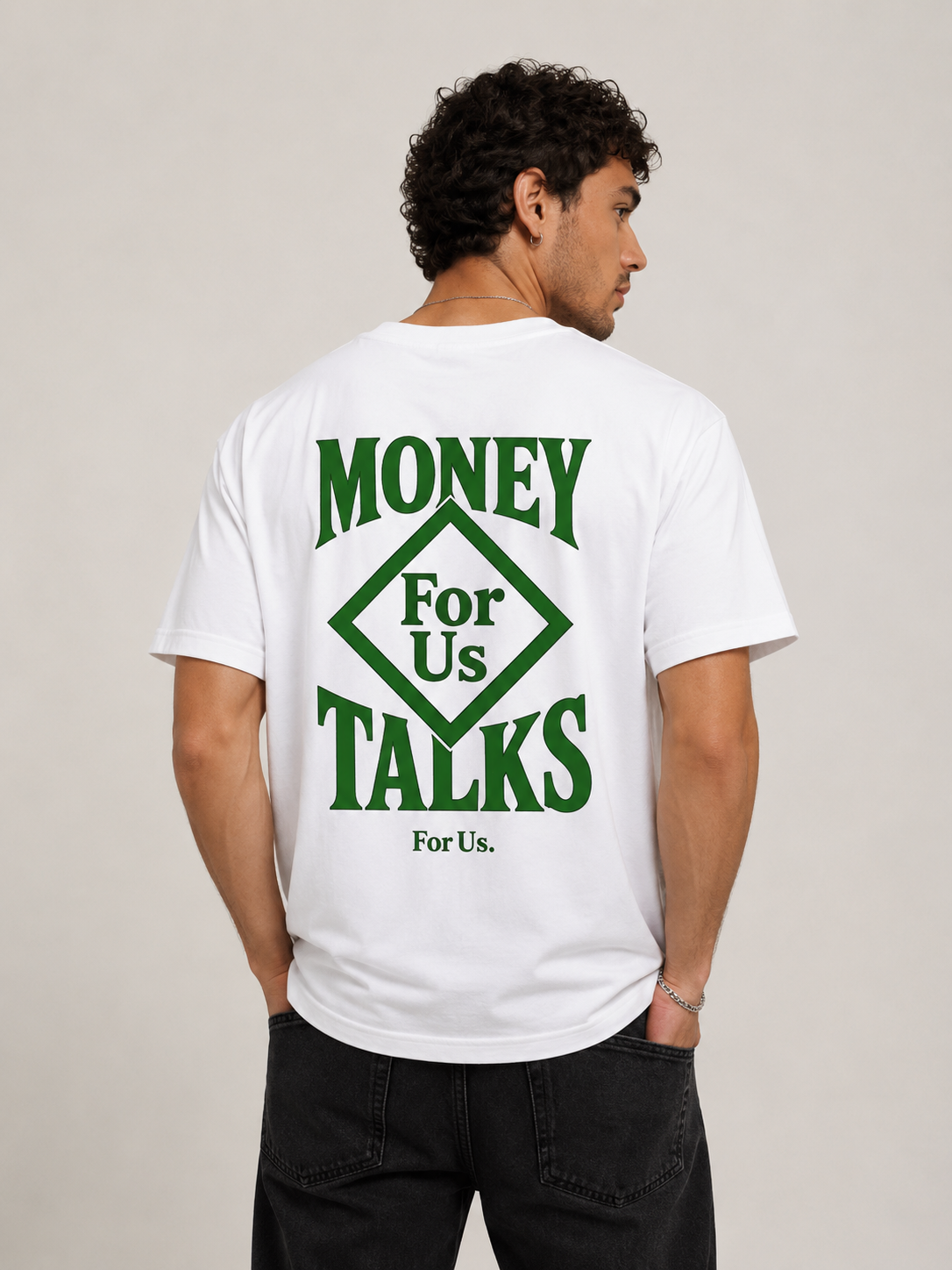 Unisexe - MONEY TALKS GREEN T-Shirt