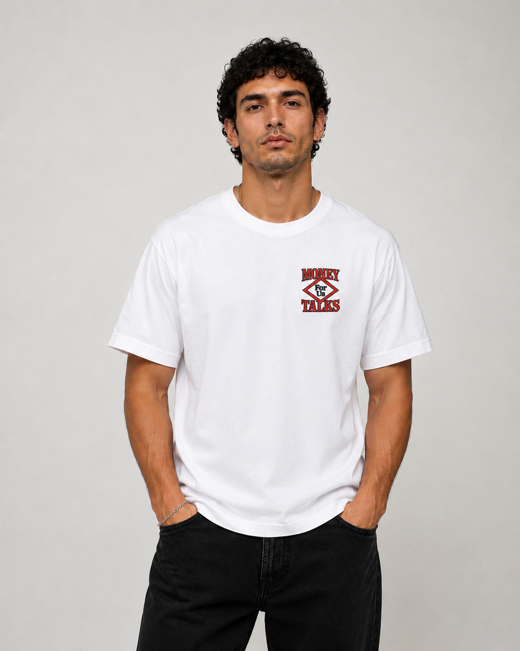 Unisexe - MONEY TALKS RED T-Shirt