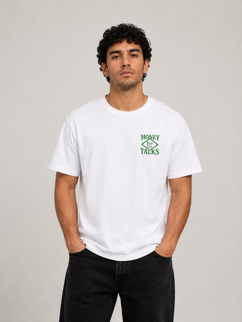 Unisexe - MONEY TALKS GREEN T-Shirt