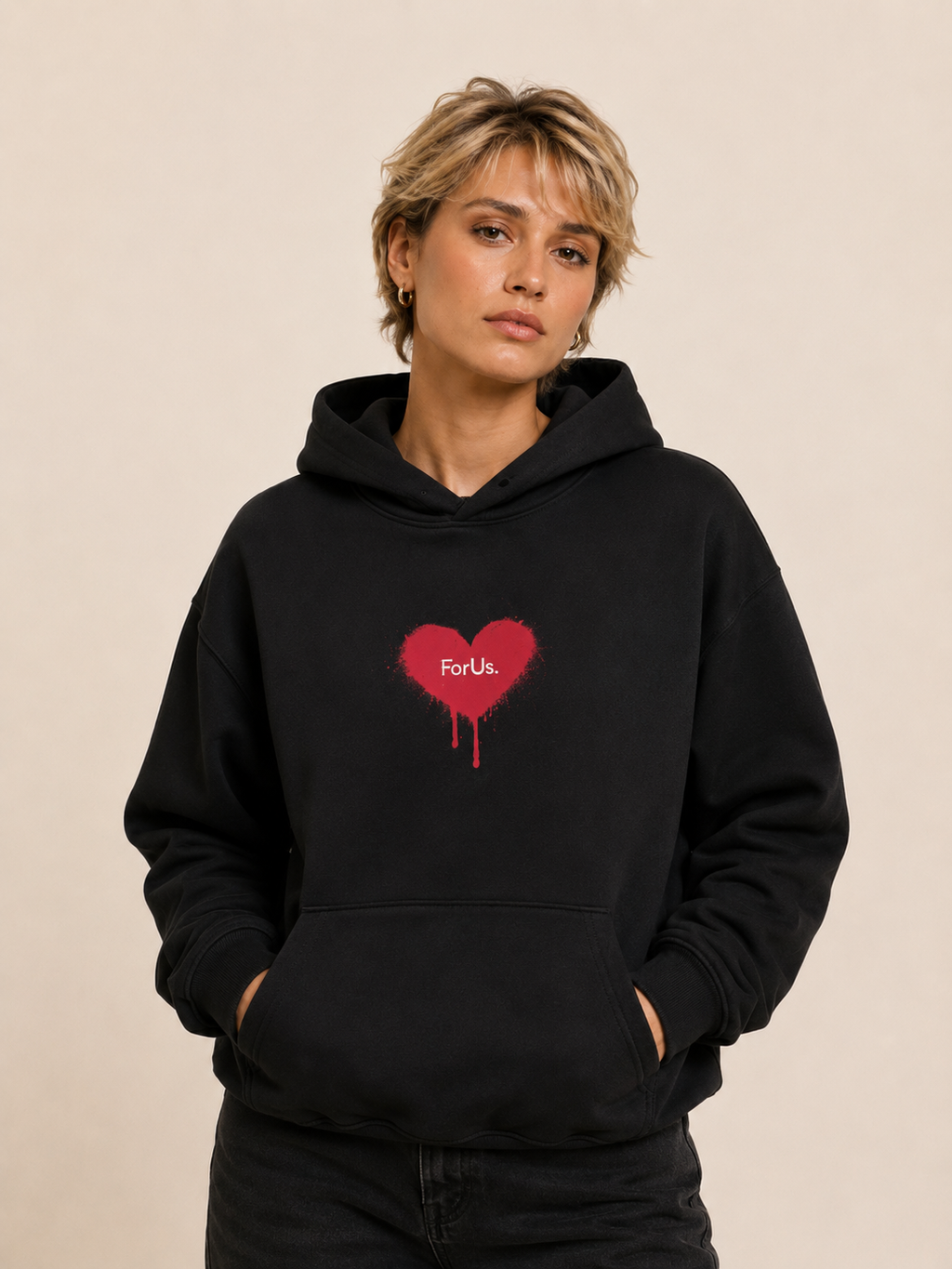 Women - Hoodie NEED MINEY AND BIRKIN