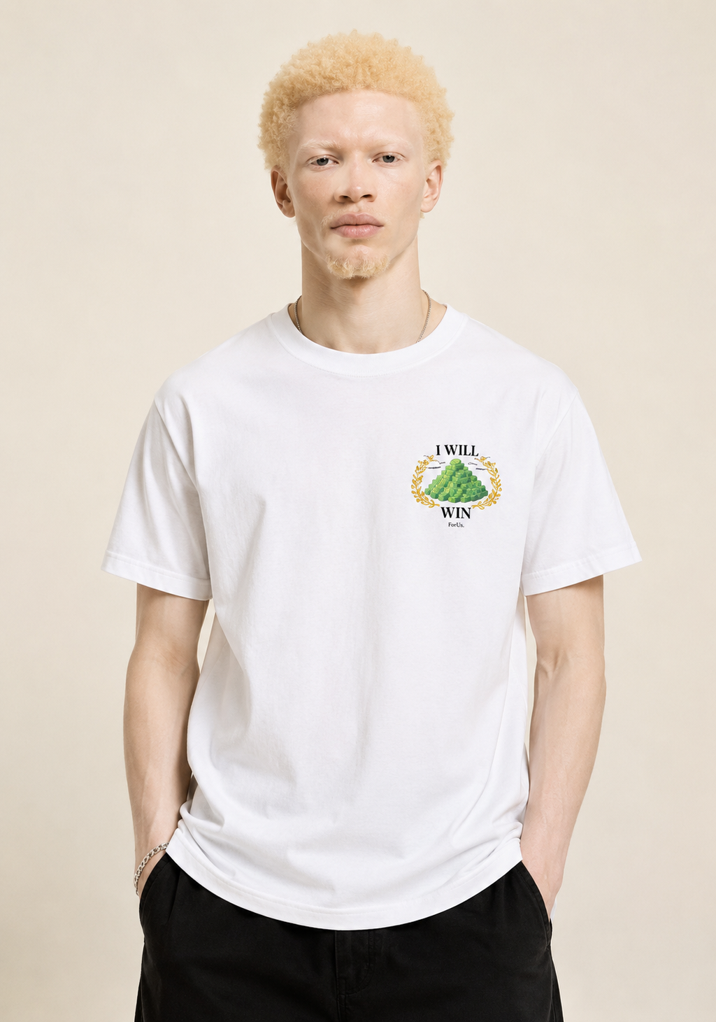 Unisexe - I WILL WIN White T-Shirt