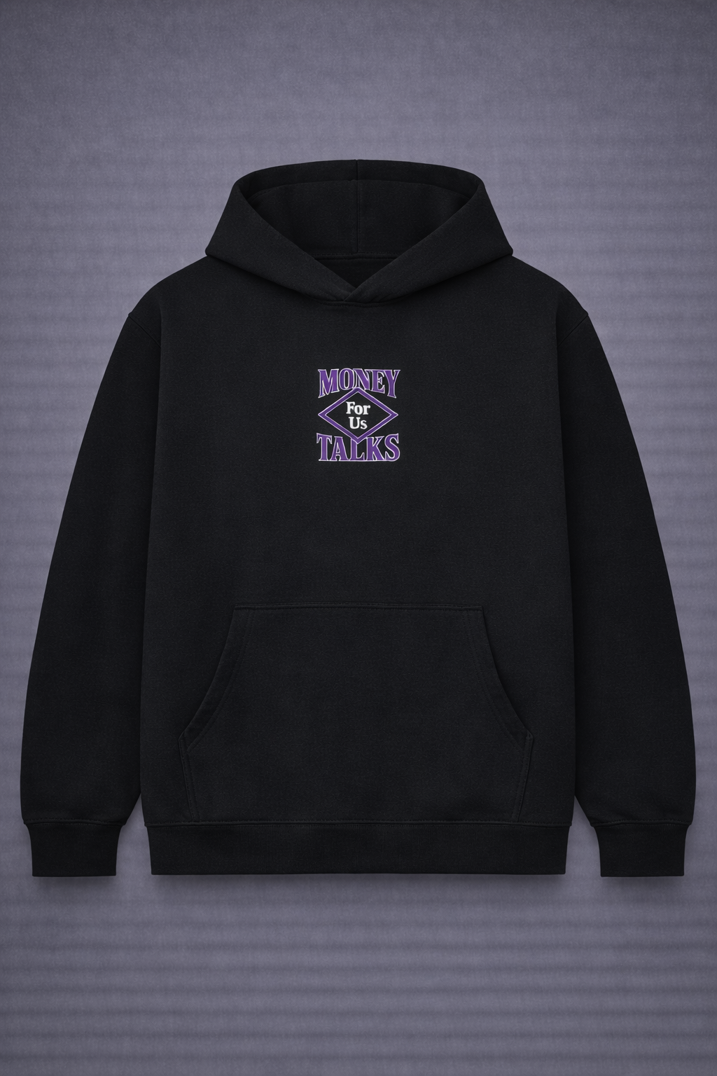 Unisexe - Hoodie MONEY TALKS Purple