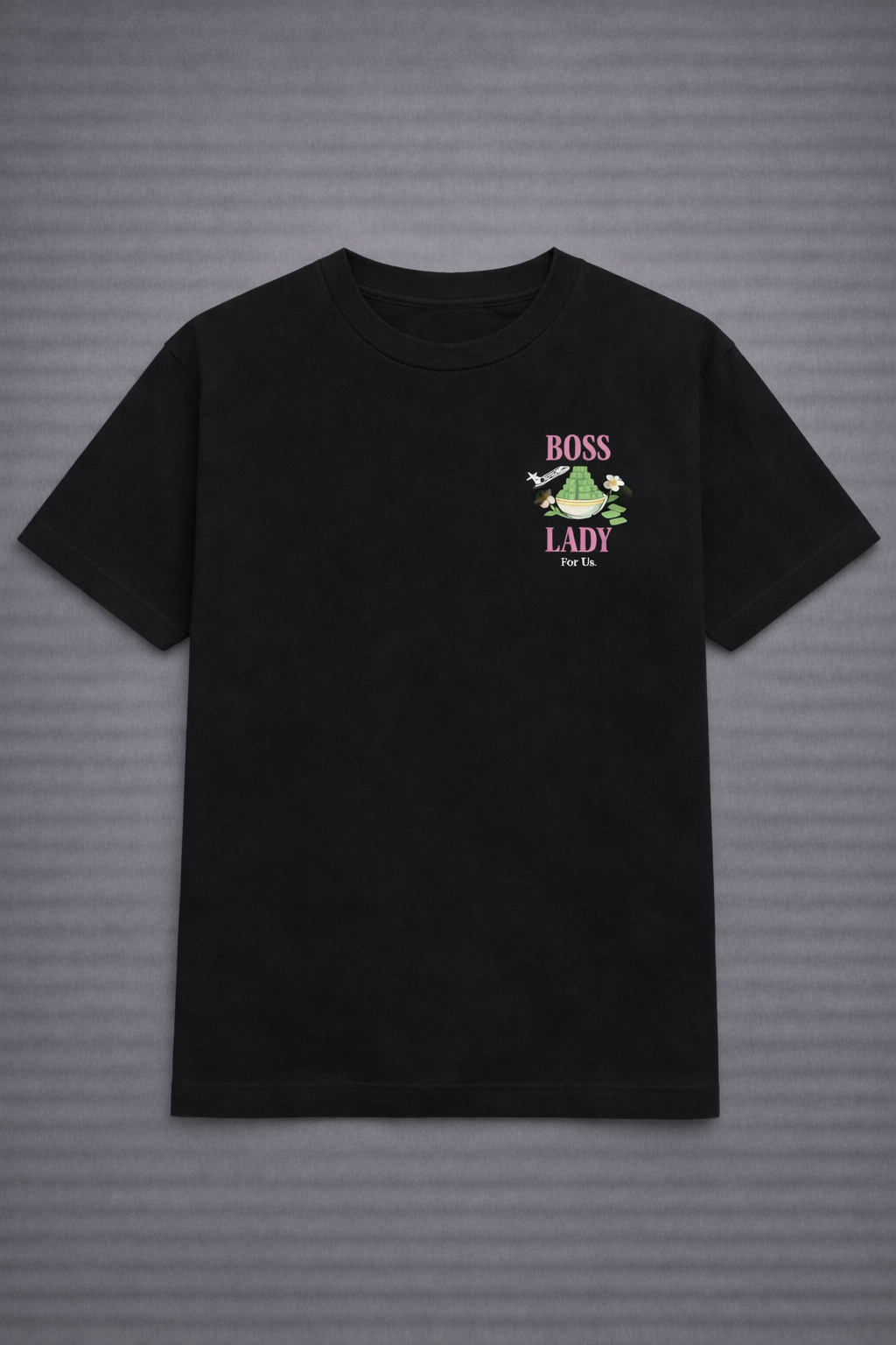 Women - BOSS LADY BLACK T-Shirt