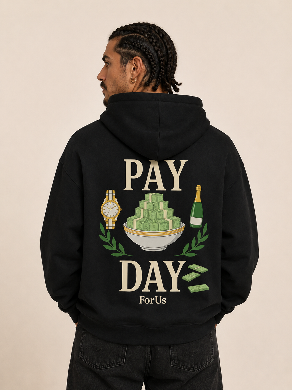 Men - Hoodie PAY DAY