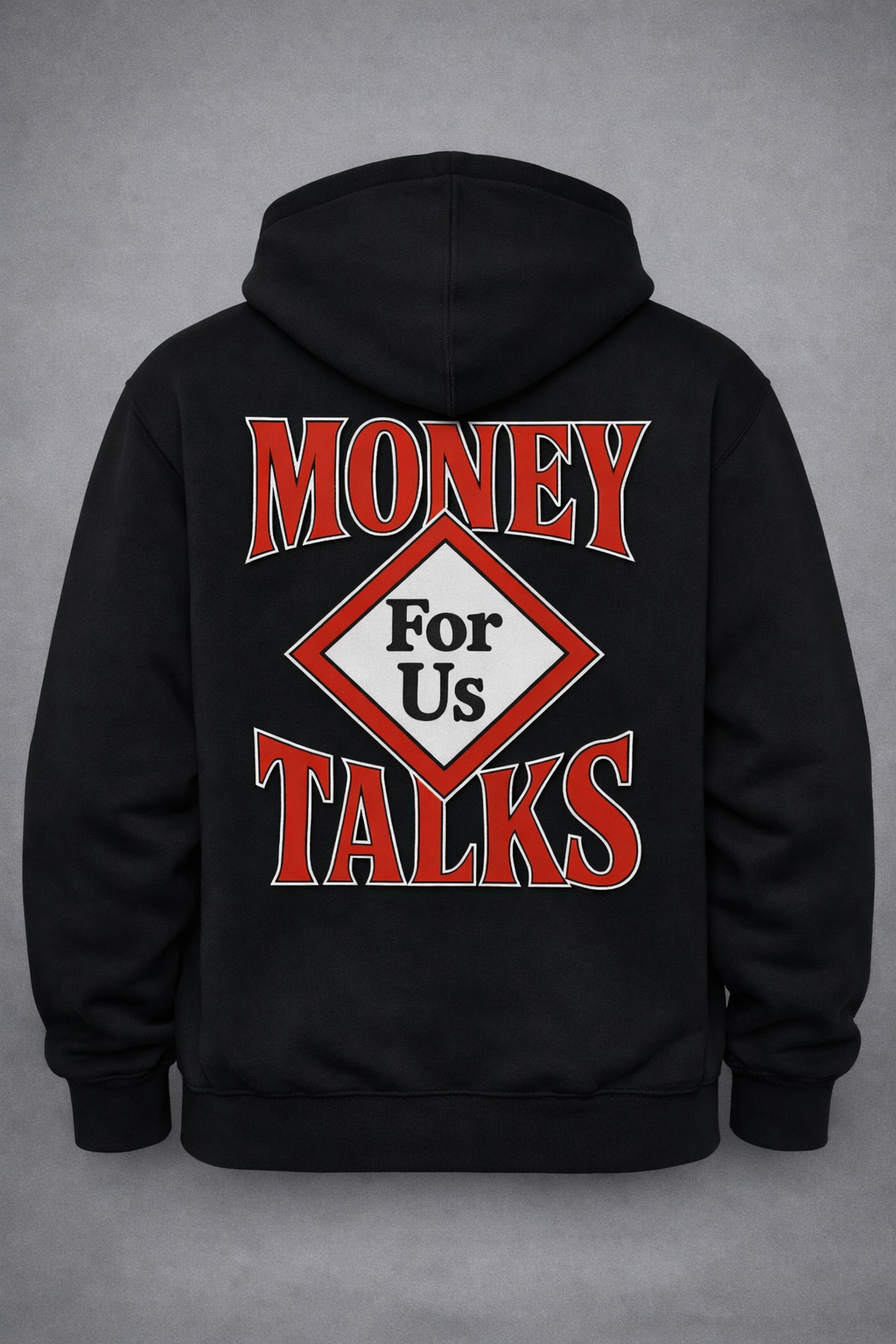 “MONEY TALKS RED” sweatshirt
