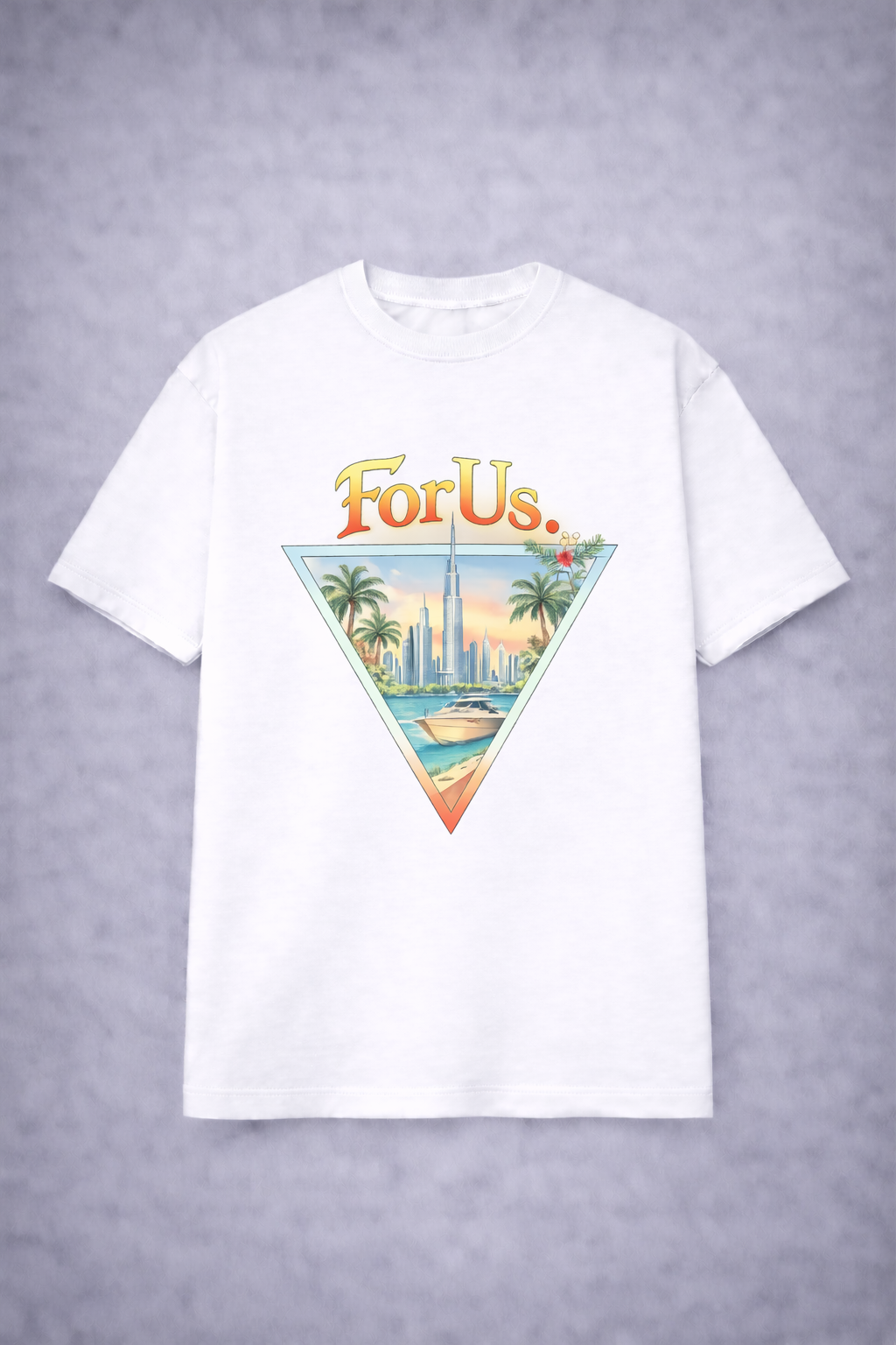 Unisexe - FORUS. DUBAÏ White T-Shirt