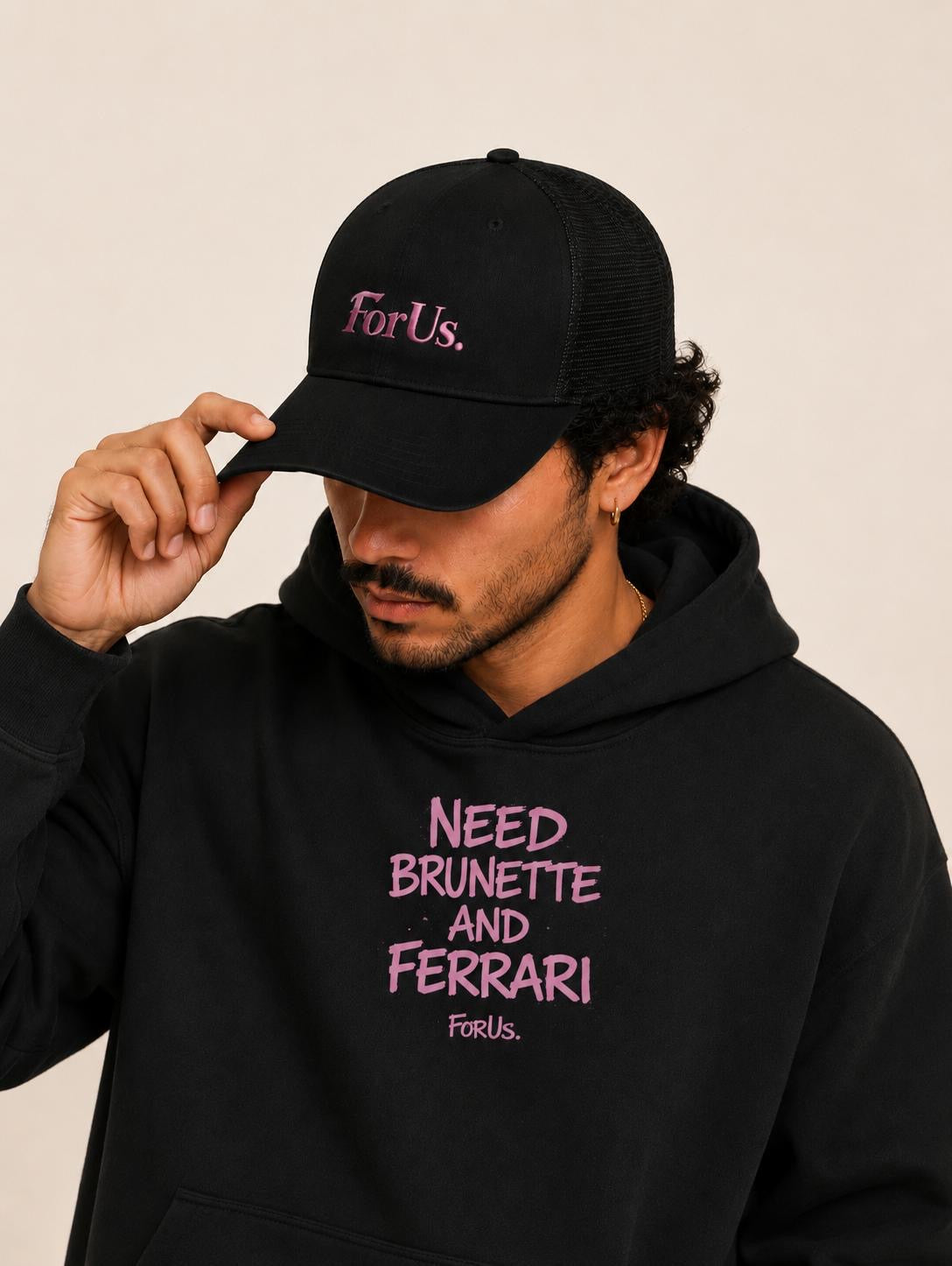 FORUS. TRUCKER Pink